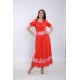 Embroidered dress "Beautiful Flame"